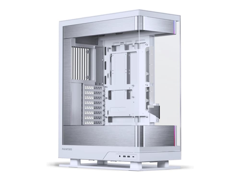 Phanteks Evolv X2, Midi Tower, PC, Valkoinen, ATX, EATX, mikro ATX, Mini-ITX, Akryylinitriilibutadieenistyreeni (ABS), Alumiini, Terästä, Karkaistu lasi, Pelaaminen