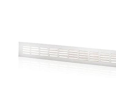Duka ilmanvaihtosäleikkö tyyppi 460 - Alumiini, valkoinen, 400x60 mm
