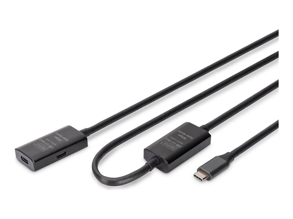 DIGITUS Active USB-C-jatkojohto 10m