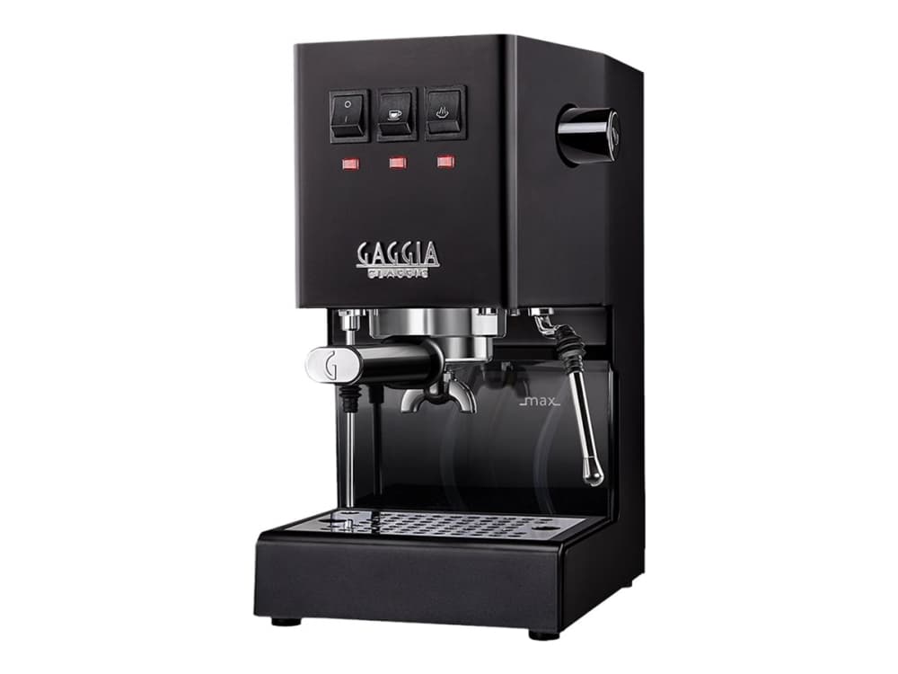 Gaggia E24, Espressokone, 2,1 L, Kahvinappi, Jauhettu kahvi, 1200 W, musta