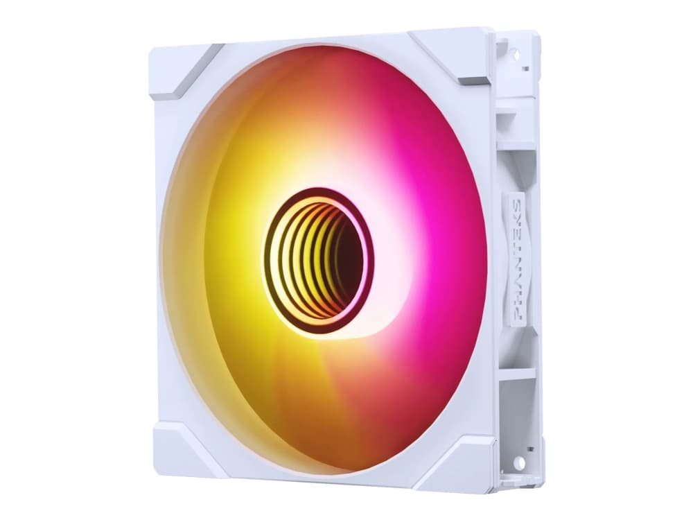 PHANTEKS M25 Gen2 PWM D-RGB tuuletin - Reverse Blade, 140mm, valkoinen