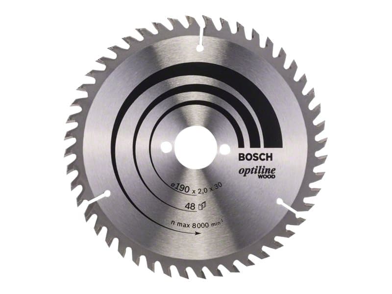 Bosch OPTILINE KIERTOSAHA TERÄ Ø190X2,0X30MM 48T