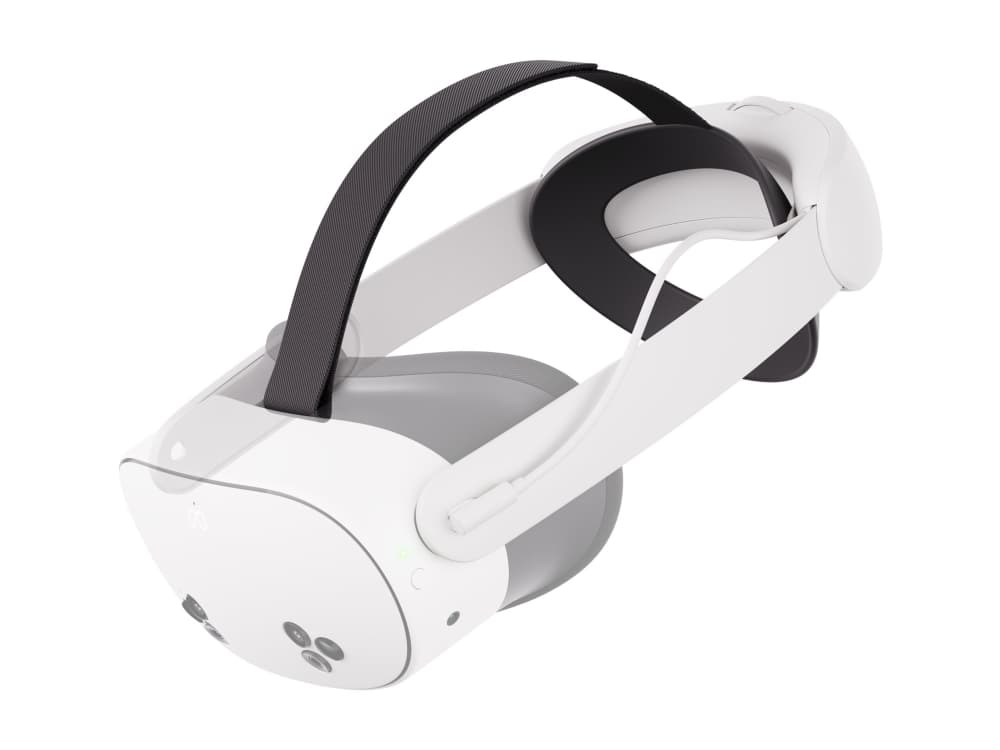Meta - VR-pääpanta virtuaalitodellisuuskuulokkeille - valkoinen - Meta Quest 3:lle