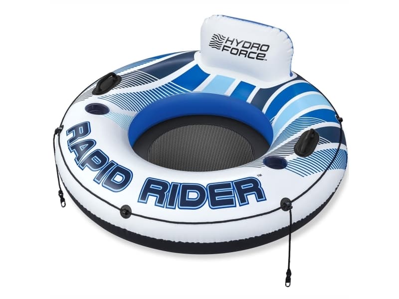 Bestway 43116 Hydro Force Rapid Rider sininen 1.35m taustoitettu uimapyörä