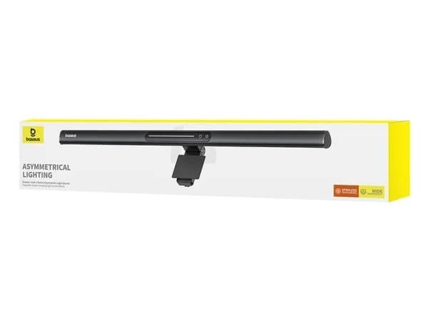 Baseus L10068500111-00, musta, Alumiini, 250 lm, 2800 K, 6000 K, Kosketus