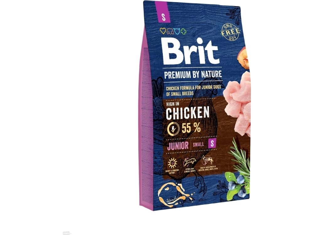 Brit Premium by Nature Junior S, Koiranpentu, Apple, Kana, Maissi, 8 kg