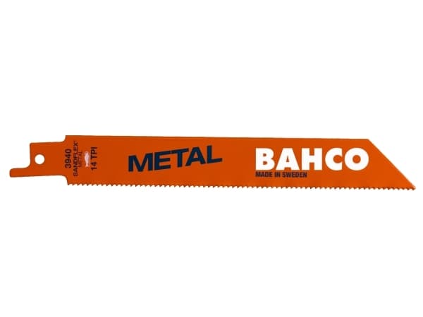 Bahco Lineaarisahanterät Sandflex Bi-Metal 228mm*0,9mm ST 14TPI, metalli 2kpl
