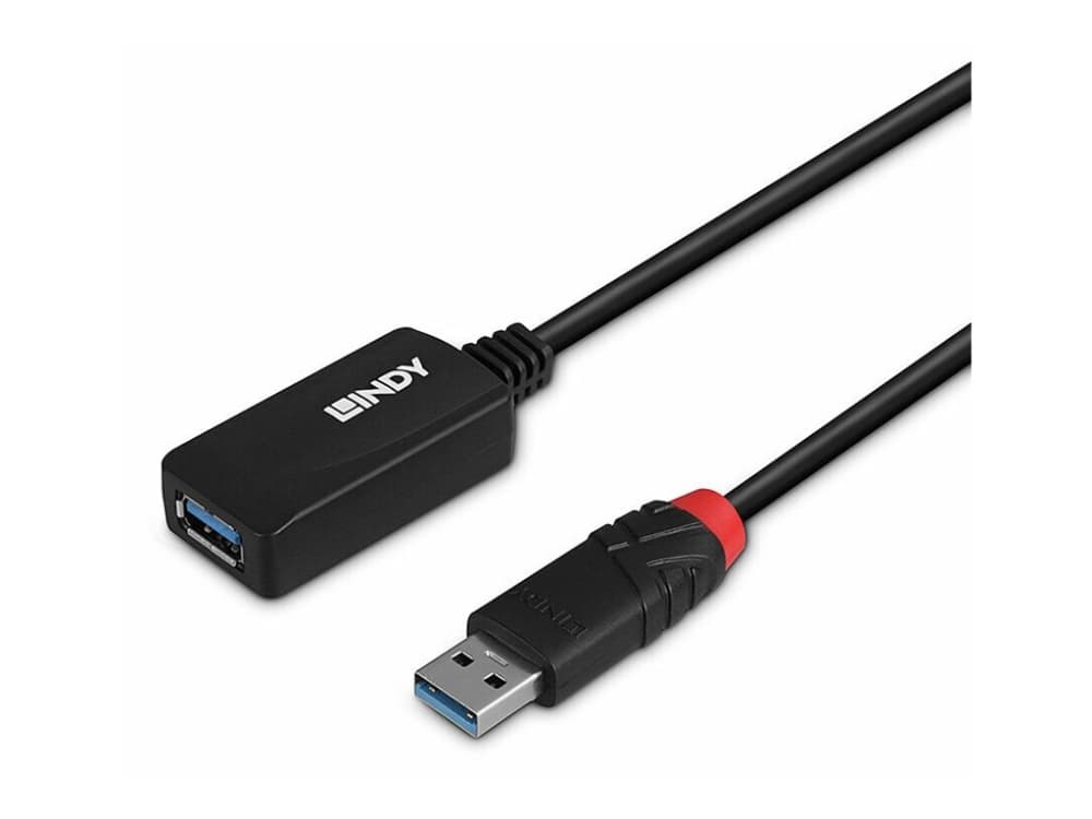 LINDY Aktiivinen jatkokaapeli - USB-forlængerkabel - USB 3.0 - 9-nastainen USB tyyppi A / 9-nastainen USB tyyppi A - enintään 5 m