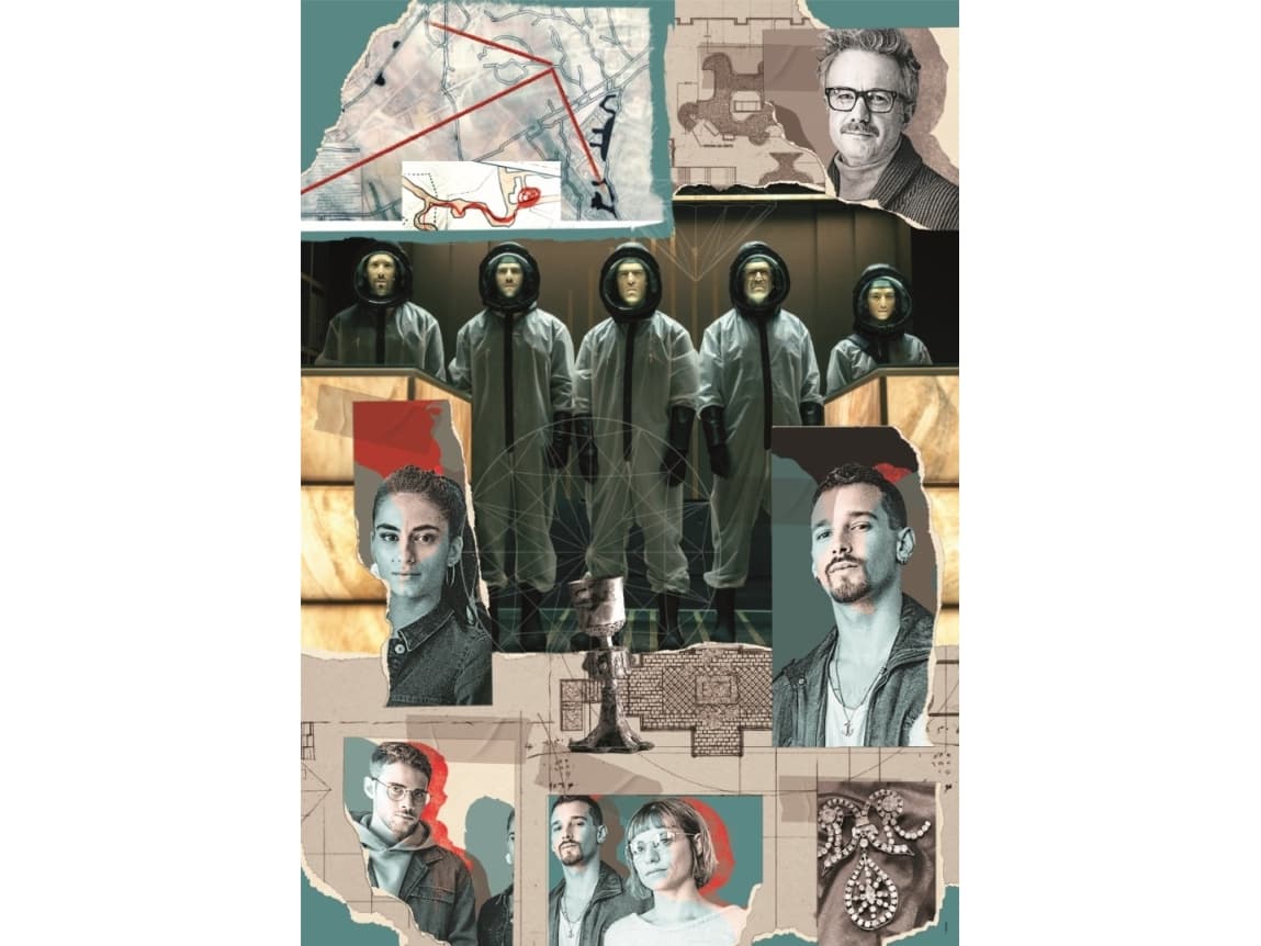 Clementoni Puzzle Compact Netflix House of Paper Berlin 1000 palaa