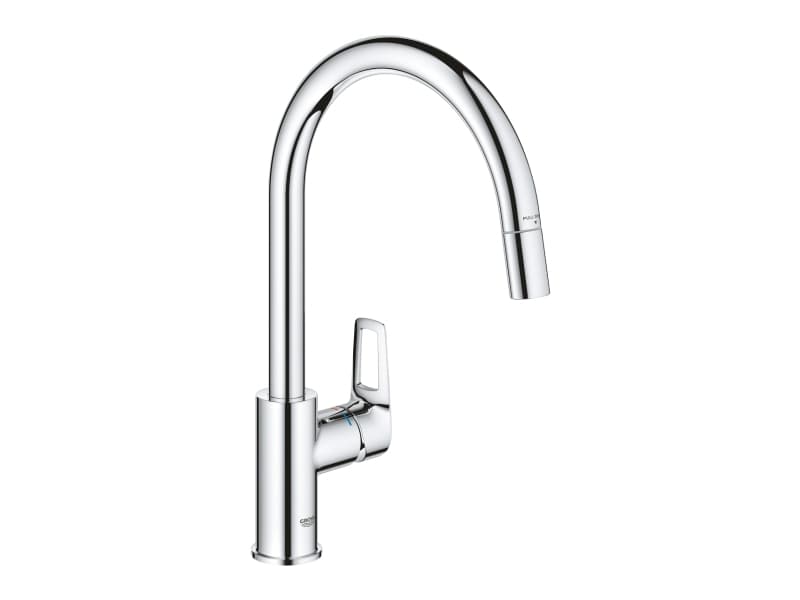GROHE BauLoop keittiöhana C-Tud 8.0l/min. kromi Kromi
