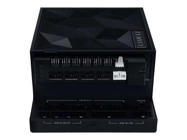 Lian Li EDGE GOLD 1200 80 PLUS Gold virtalähde, PCIe 5.1, ATX 3.1 - 1200 wattia, musta, sis. USB-keskitin (EG1200G BLACK)