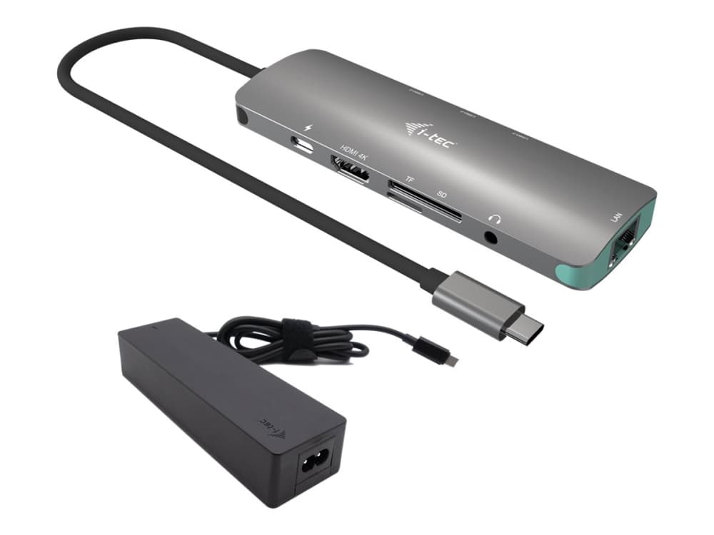 i-Tec Nano Dock - Telakointiasema - USB-C / USB4 / Thunderbolt 3 / Thunderbolt 4 - HDMI - 1GbE - 100 Watt - Europa