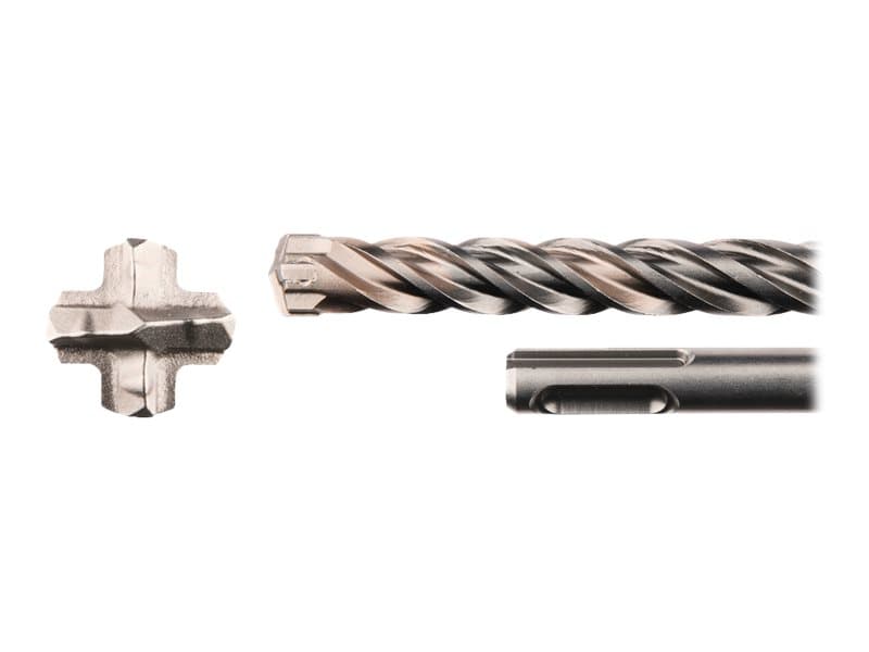 Makita Nemesis II - Poranterä - betonille, betonille, jossa on teräsraudoitusta - vasaranterä - 12 mm - SDS-plus - pituus: 455 mm