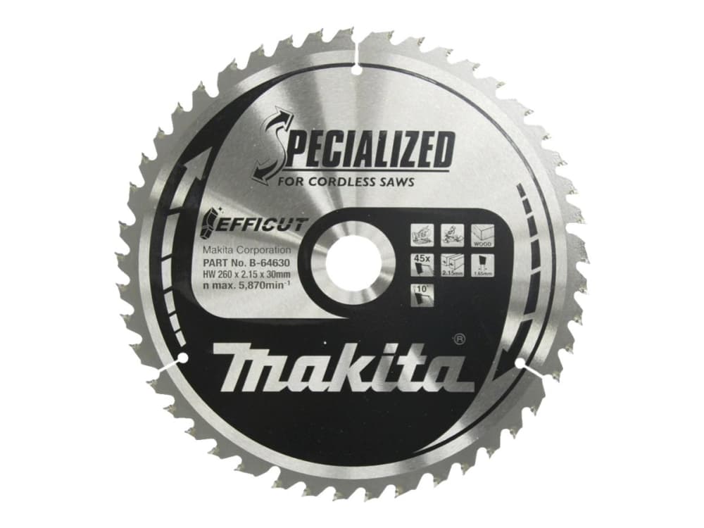 Makita B-64630, 26 cm, 3 cm, 2,15 mm, 5870 rpm, 1 stk