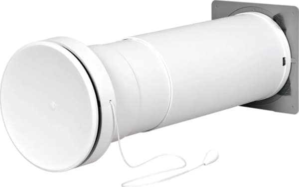 Duka Teleskopventtiili tyyppi 450 - Ø105MM Grå/Hvid DP tyyppi 450
