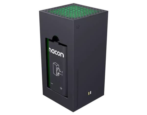 NACON XBXBATTERYBOX, Xbox Series S, Xbox Series X, Akun latauspakkaus, musta, USB, Langallinen, 1 m