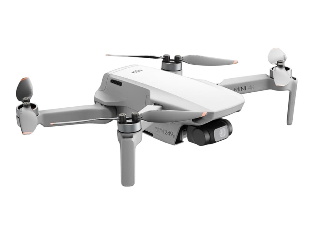 DJI Mini 4K Fly More Combo, 4 roottoria, 12 MP, 3840 x 2160 pikseliä, 16 m/s, 2250 mAh, harmaa