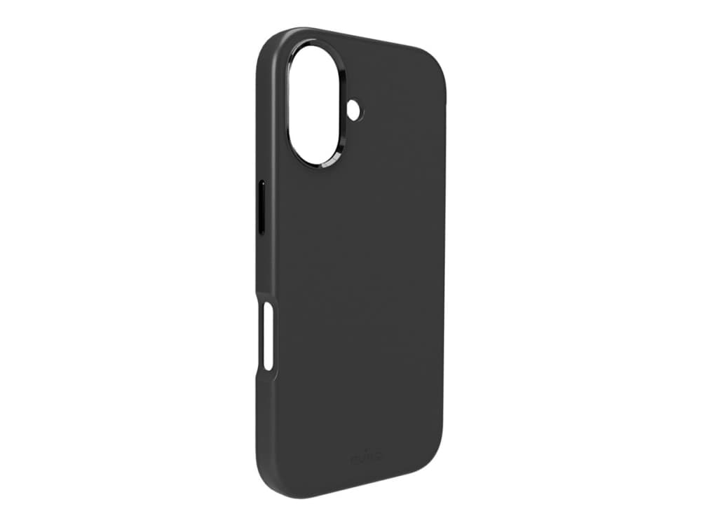 Silikoni Puro Icon Mag Mag Pro MagSafe Apple iPhone 16 - puhelimen kotelo musta