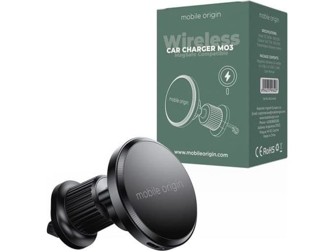 Mobile Origin Wireless Car Charger MO3, MagSafe Compatible