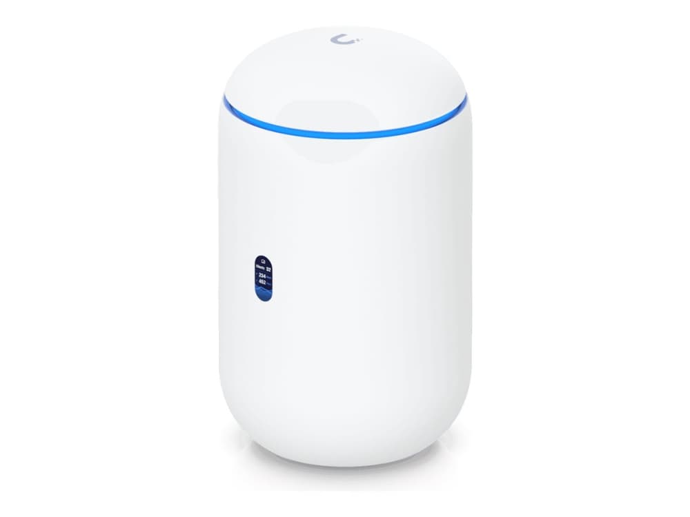 Ubiquiti Dream 7, Wi-Fi 7 (802.11be), Kolmikaista (2,4 GHz/5 GHz/6 GHz), Ethernet LAN, Valkoinen, Pöytäreititin