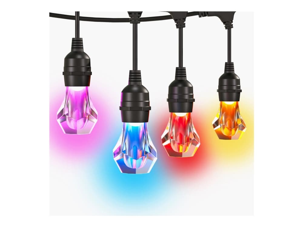 Nanoleaf Nanoleaf Essentials Smart Multicolour Outdoor String Light Starter Kit - 30 m moniväriset ulkovalaisimet, 55 Lm/bulb, 27 W 2700 K-6500 K, ohjain w ie (Matter technology)