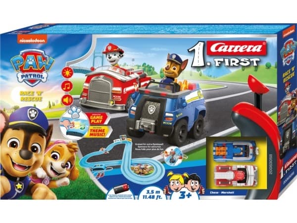 Carrera Race Track PAW Patrol - Race "N" Rescue, 3,5 m