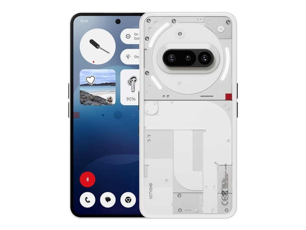 Nothing Phone (3a), 17,2 cm (6.77), 8 GB, 128 GB, 50 MP, Android 15, Valkoinen