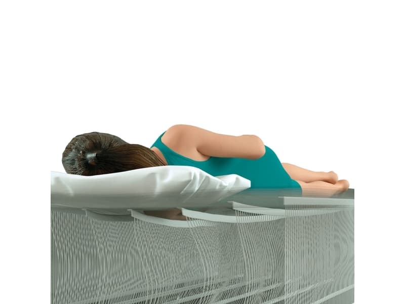 Intex DuraBeam Pillow Rest Mid-Rise, Yksittäinen patja, Twin, Suorakulmio, Sisäänrakennettu ilmapumppu