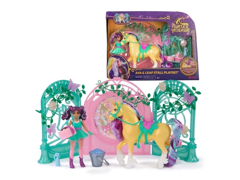 Unicorn Academy Ava & Leaf Stall, Toiminta/Seikkailu, 4 vuosi/vuosia, Monivärinen