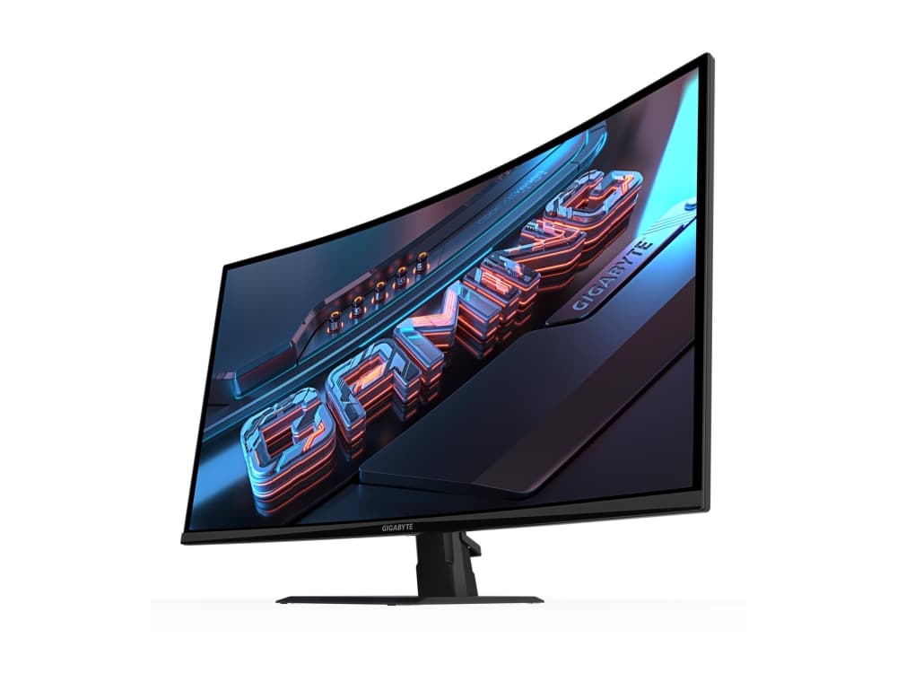 Gigabyte GS32QCA - LED-näyttö - 32 (31,5 katseluun) - 2560 x 1440 QHD @ 180 Hz - VA - 250 cd/m² - 3500:1 - 1 ms - 2xHDMI, DisplayPort