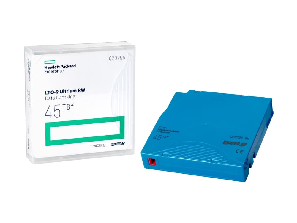 HPE - 20 x LTO Ultrium 9 - 18 TB / 45 TB - Tarrat, ei-kustomoidut tarrat - vaaleansininen - P/N: R7E99A, R7F00A, R7F01A, R7F02A - varten