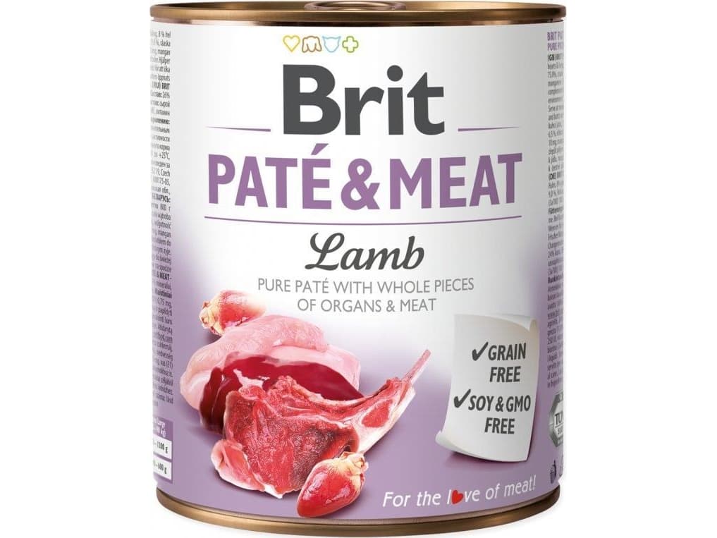 Brittiläinen tölkki PATE& MEAT LAMB /6 800g