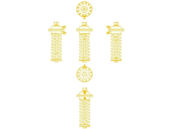 Danfoss AFP-9 regulatordel PN25 0,5-3,0 bar 0,5-3,0 bar