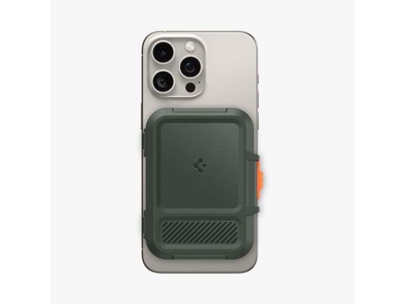 Spigen MagSafe Card Holder Lock Fit (MagFit), Vihreä