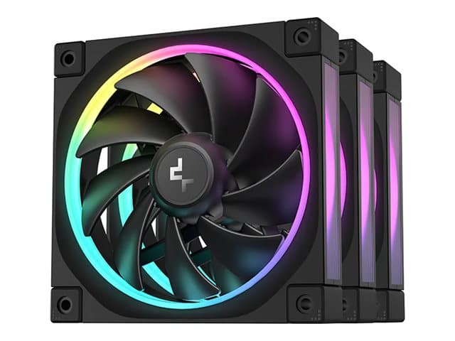 Deepcool FL12 - Kotelotuuletinsarja - 120 mm - musta