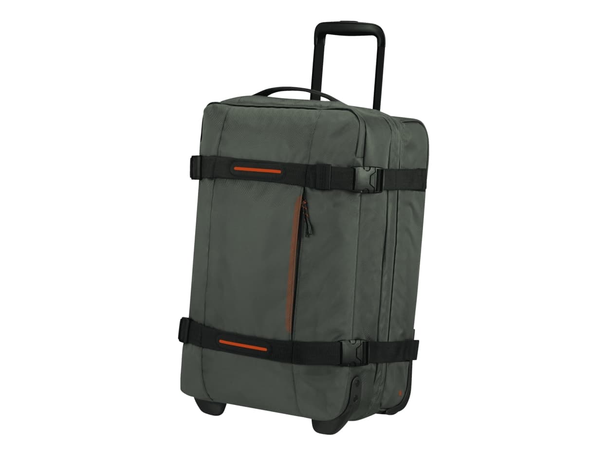 American Tourister Urban Track, Reissusäkki, Soft shell, Khaki, Dark Khaki, Small, 2 pyörää