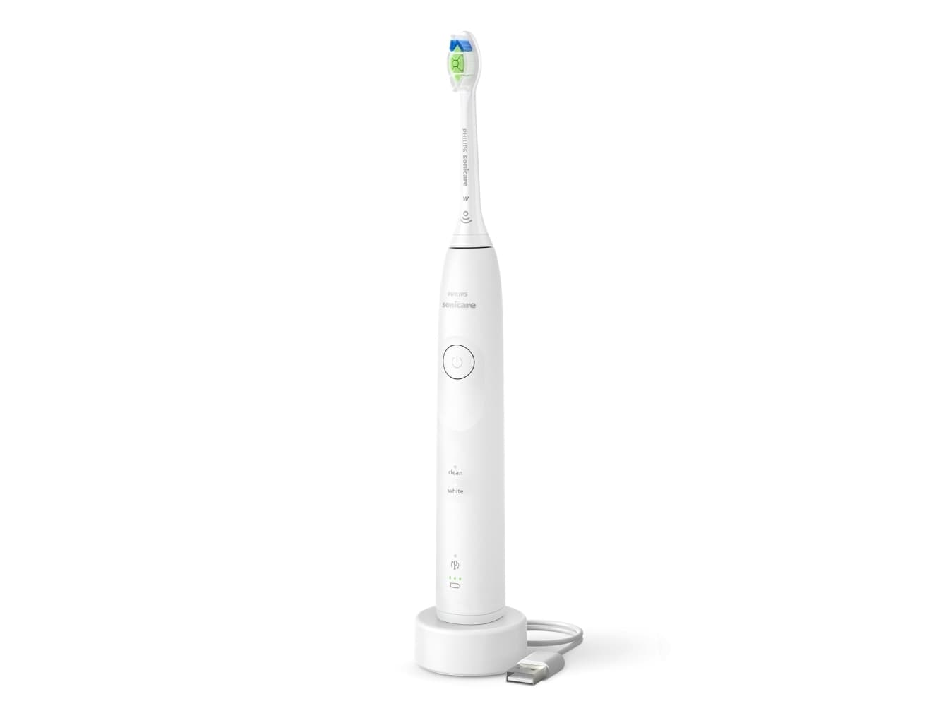Philips Sonicare 5500 series Series 5500 HX7110/01 Ladattava sähköhammasharja, Aikuinen, Sonic-hammasharja, Valkaisu, 62000 liikettä minuutissa, Valkoinen, Valkoinen