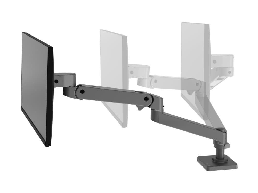 Ergotron LX-sarja 45-682-293, kiinnitin, 10 kg, 86,4 cm (34), 100 x 100 mm, korkeussäätö, tummanharmaa