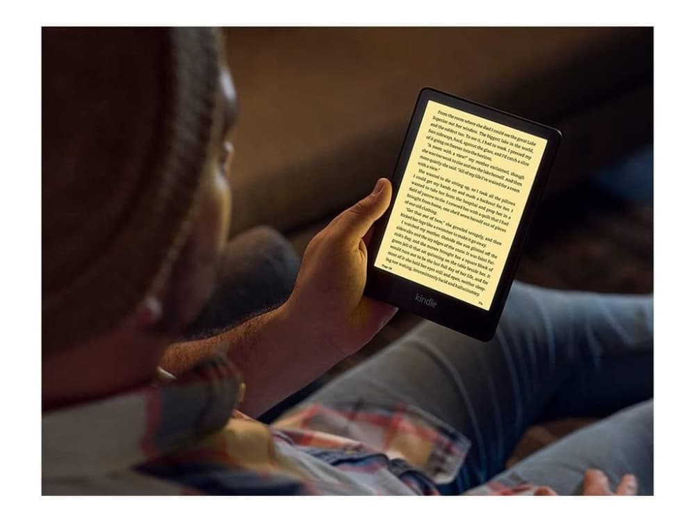 Amazon Kindle Paperwhite - 11. sukupolvi - e-kirjojen lukulaite - 16 GB - 6,8 yksivärinen Paperwhite - kosketusnäyttö - Bluetooth - musta - lukitusnäyttö, mainosnäyttö - mainostuki
