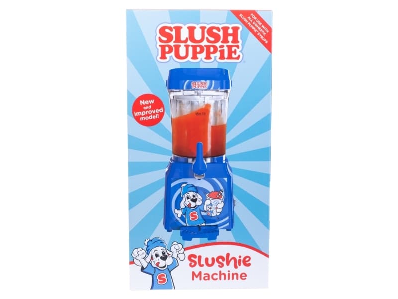 Fizz jäätelökone SlushPuppie slush ice 1 litra sininen hanalla varustettuna