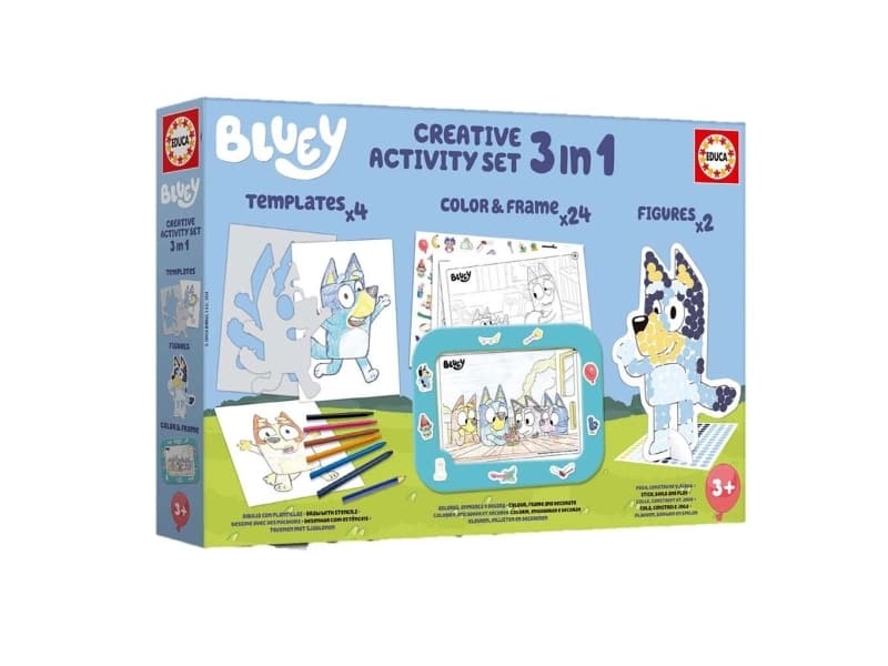 Educa 3-in-1 Bluey luovan toiminnan setti