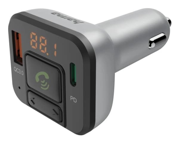 Hama FM-lähetin Bluetooth®:llä ja handsfree-toiminnolla (00014169)