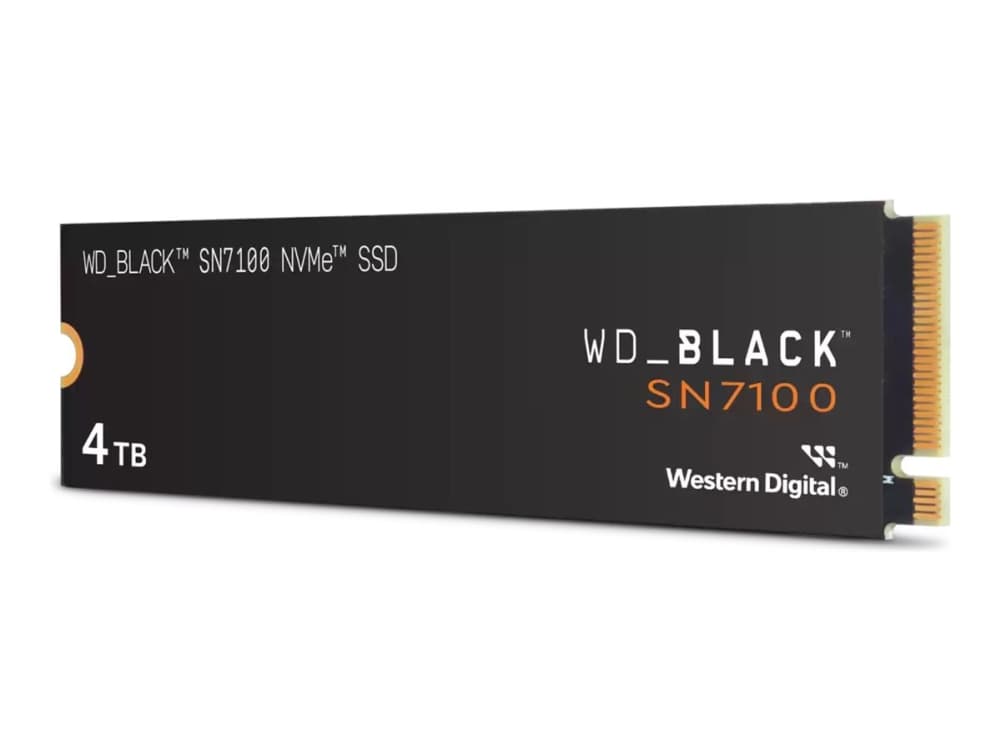 WD_BLACK SN7100 WDBELG0040BBK - SSD-levy - 4 TB - sisäinen - M.2 2280 - PCIe 4.0 x4 (NVMe)