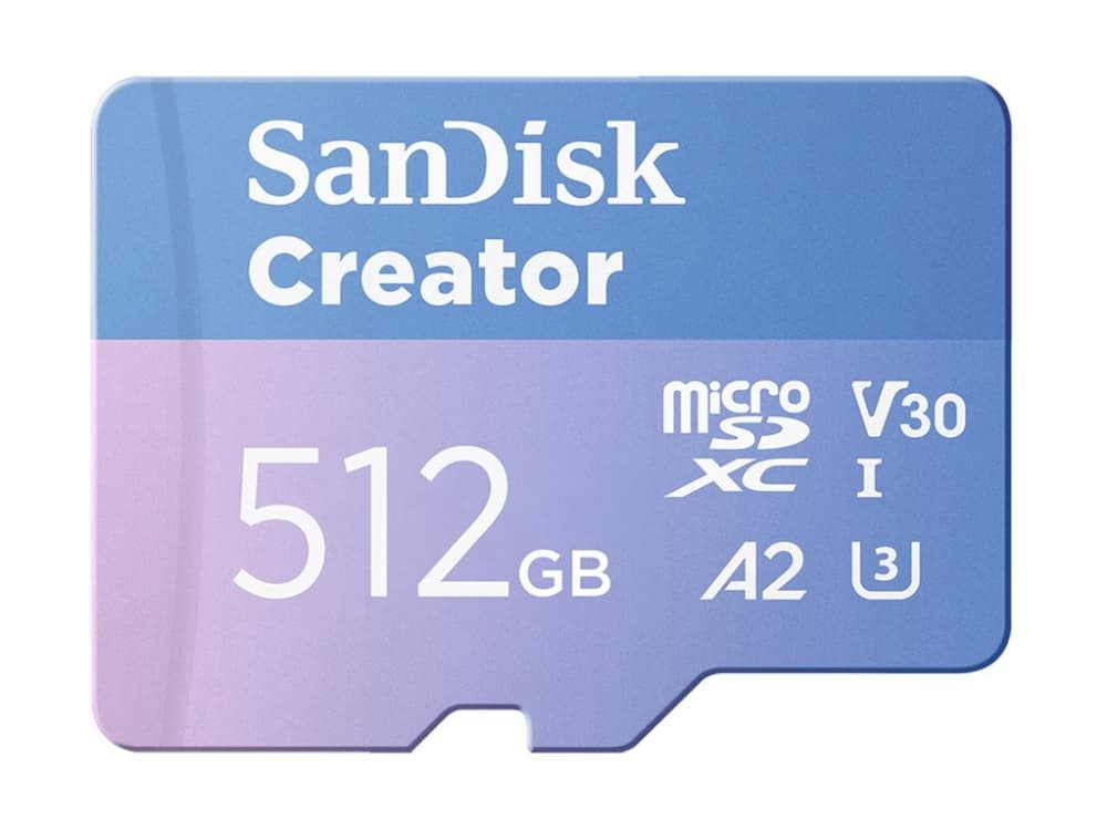 SanDisk Creator MicroSD 512GB