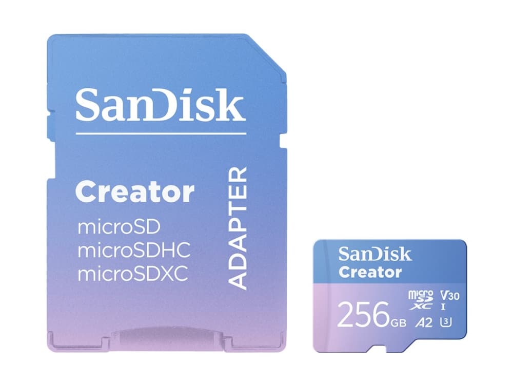 SanDisk Creator MicroSD 256GB