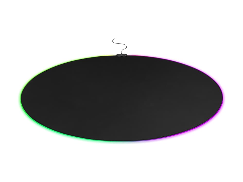DELTACO GAMING DFP430 RGB-lattiapehmuste, 110x110cm