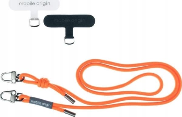 MOBILE ORIGIN lanyard-rep 6 mm, orange, 82 - 163 cm