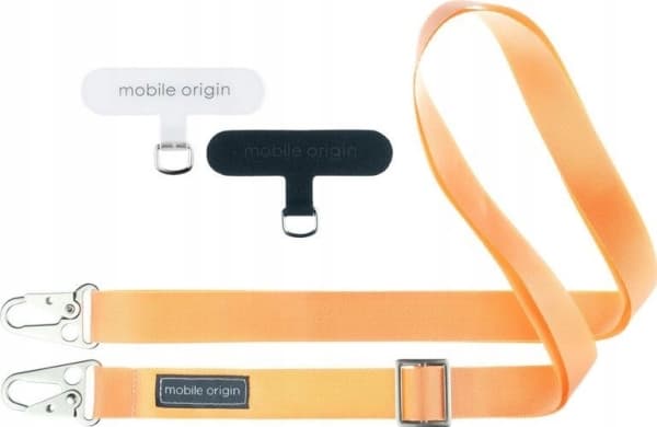 MOBILE ORIGIN lanyardband 25 mm Peach Fuzz 84–165 cm