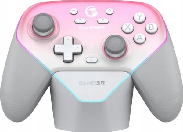 GameSir SuperNova T4n Pro langaton peliohjain vaaleanpunaisena