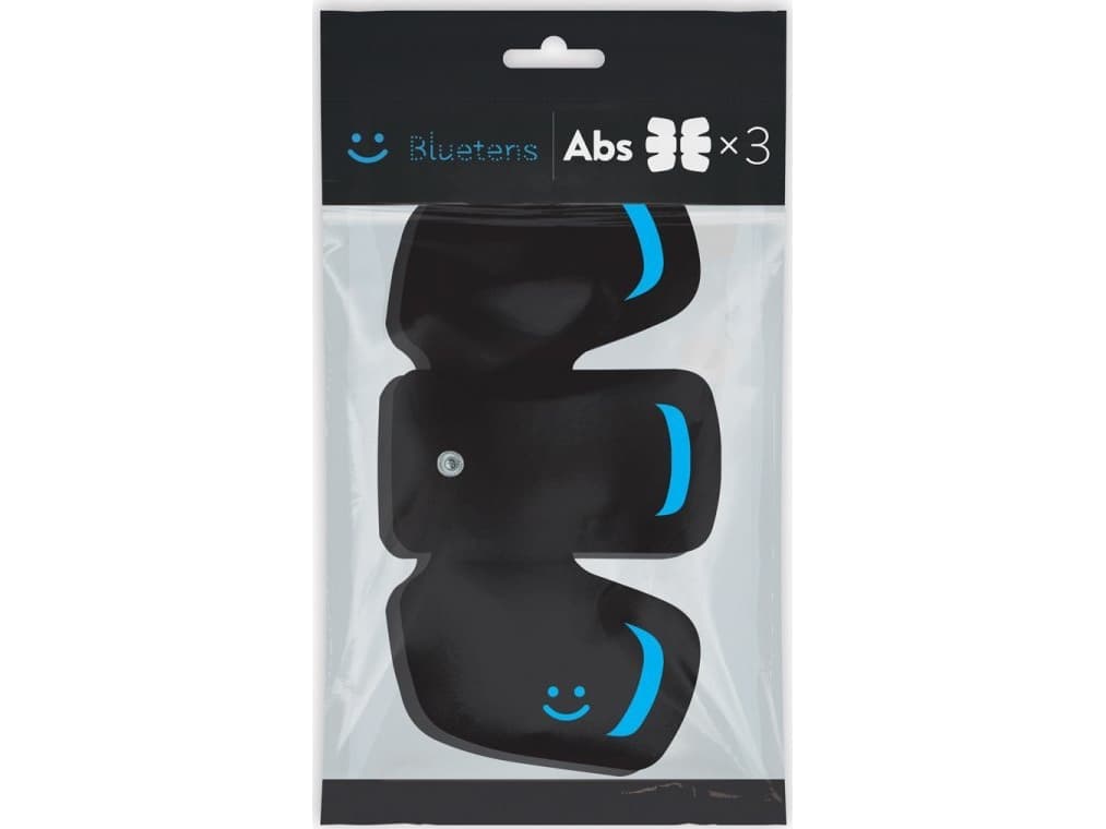 Bluetens ELEABS, elektrodi, musta, puuvilla, polyeteenitereftalaattikalvo (PET), 6 kpl